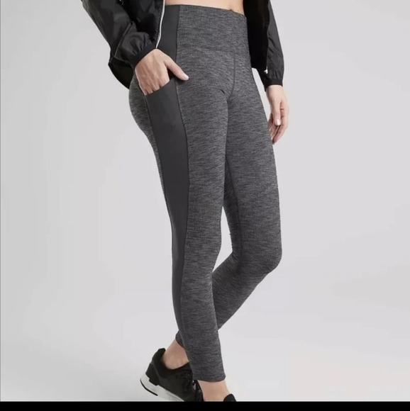 Athleta Excursion Hybrid Tight Leggings Athlesure Hiking Joggers Panelled sz.M - Picture 1 of 9